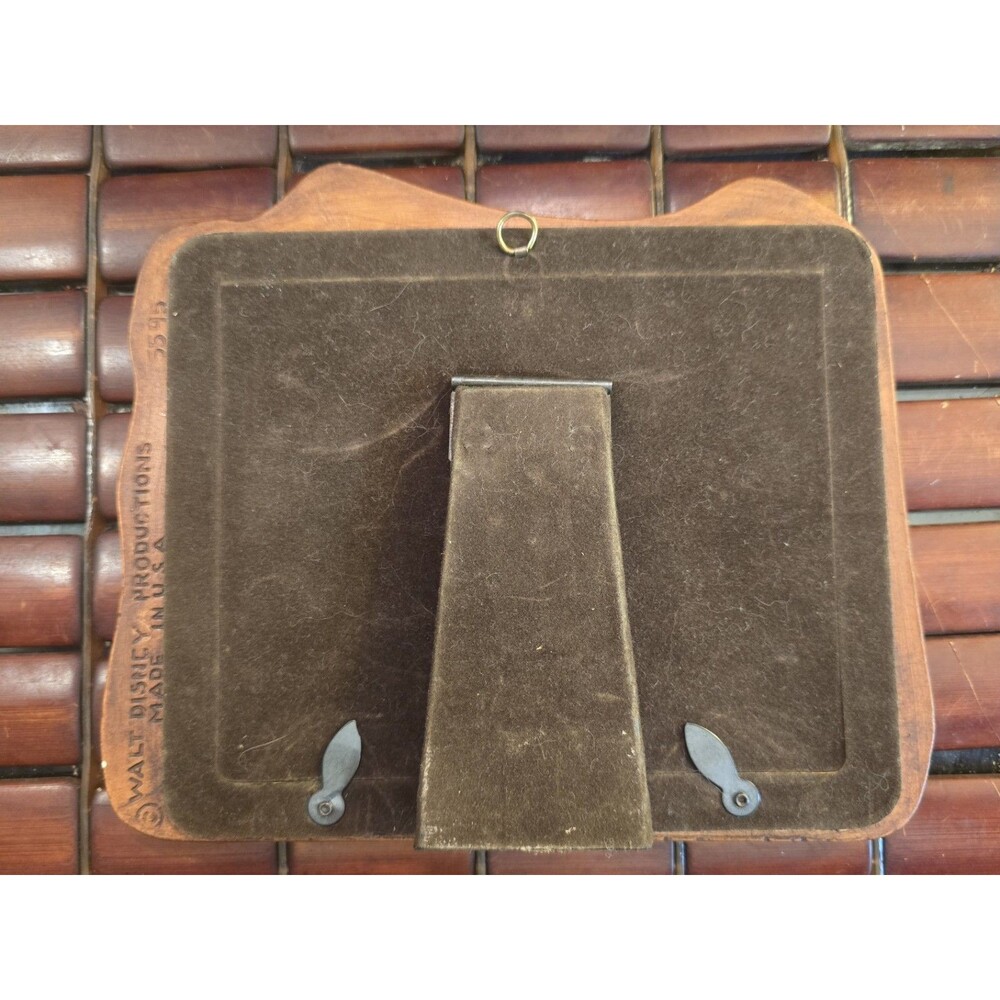 Vintage 1970s Disney World Snow White And The Seven Dwarfs Photo Frame 3.5"x5" - Picture 2 of 3